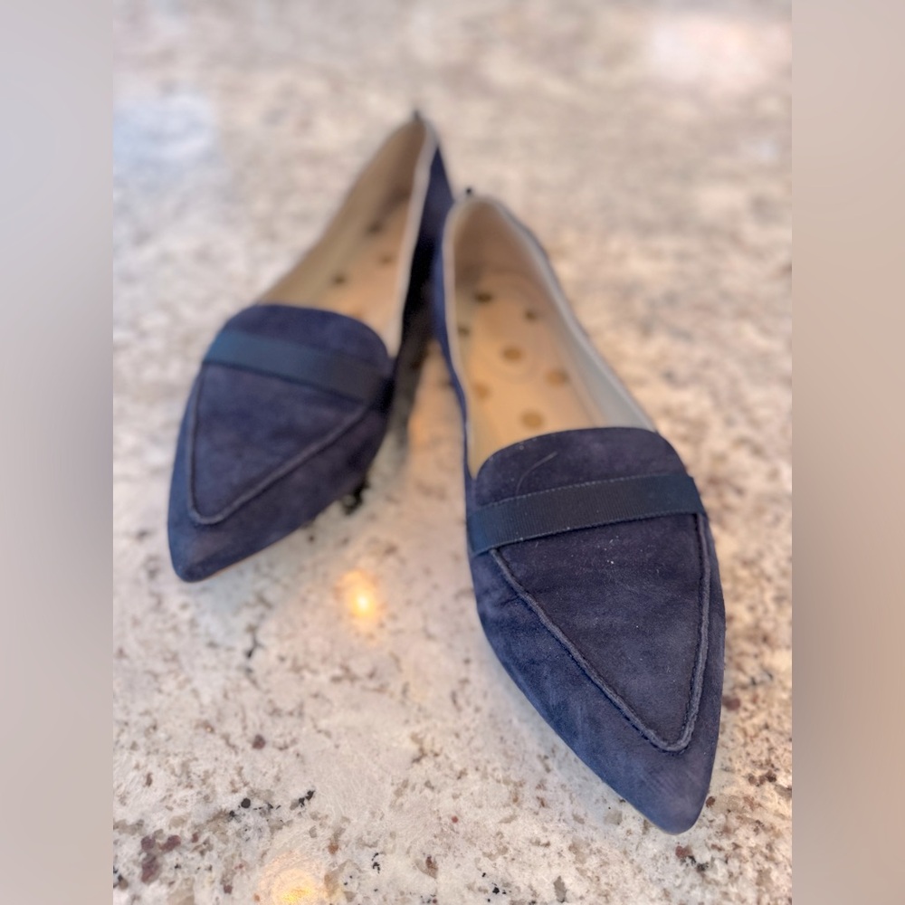 Boden‎ Deep Blue Suede Loafers